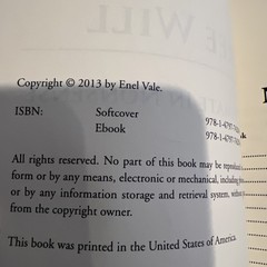Free Will The Ultimate In Nonsense Enel Vale SIGNED and Inscribed 2013 TPB