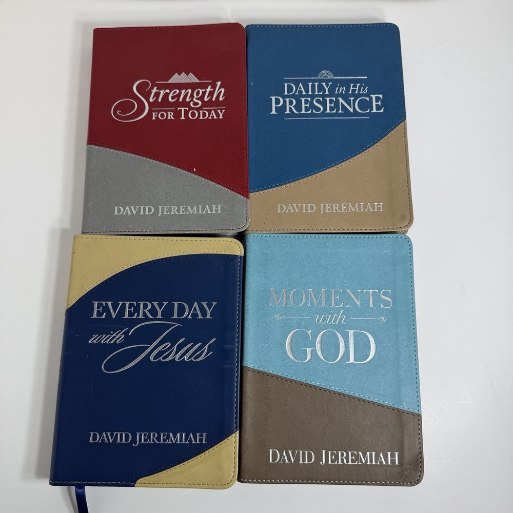 David Jeremiah Leather Turning Point Books Lot Strength for Today Daily in His