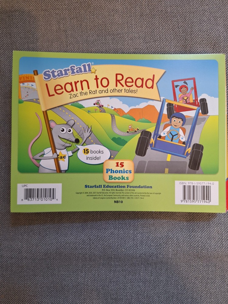 Starfall – Paperback By Starfall Education Teacher Guide Backpack Bear GOOD