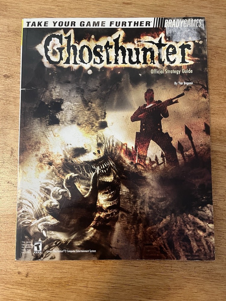 Ghosthunter BradyGames Ps2 Game Strategy Guide