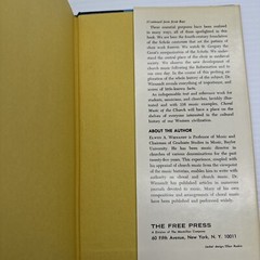Choral Music of the Church Elwyn A. Wienandt 1965 Hardcover The Free Press