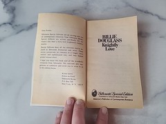 Silhouette Special Edition #58 Knightly Love By Billie Douglass Paperback
