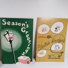 LOT OF 13 VINTAGE DUKE ENERGY HOLIDAY RECIPE BOOKS ALL 9″X6″ VARIOUS YEARS 60-70