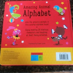 Amazing Animal Alphabet by Make Believe Ideas Illustrated Board Book Ages 0-2