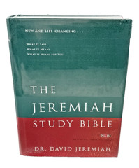 Jeremiah Study Bible NKJV HC Book New King James Version Signed by Author LOOK