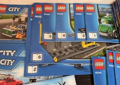 LEGO CITY Lot of 55 Manuals Instructions Booklets Only – See photos for set