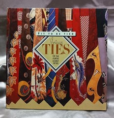 FIT TO BE TIED Vintage Ties of the 1940s and Early ’50s NICE Hardcover Book 1987