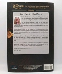 The Success Secret Signed Book Loretta Washburn Real Estate Celebrity Autograph