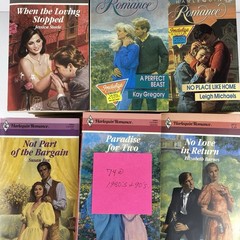 Lot of 88 Harlequin Romance Paperback Books Vintage Red Pages 60’s 70’s 80’s 90s