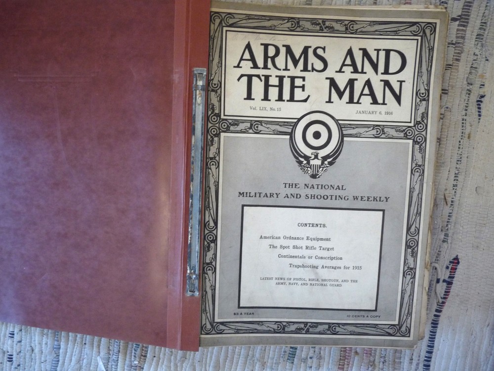Antique Arms & the Man Magazine 1916 Military National Shooting 46 issues