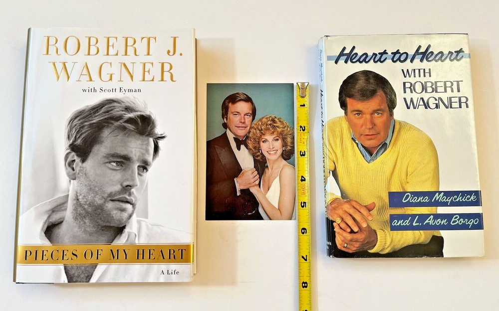 Robert Wagner Natalie Wood stephanie powers pieces of my heart Hart photo book