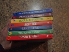 Lot of 7 A BabyLit Storybook Oz Pride Prejudice Moby Dick Jane Eyre Romeo Juliet