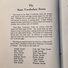 Animal Stories in Basic Vocabulary 1952 Edward Dolch HC Illustrated Animalcore