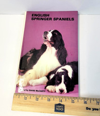 Vintage English Springer Spaniels Diane McCarty T.F.H. Purple HC Dog Care 1983