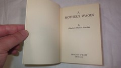 A Mother’s Wages Elizabeth Walker Strachan Book Moody Press Moody Bible Institut