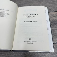 The Guns of Peralta Richard Clarke 1994 First Edition HCDJ Walker Western