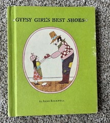 🟧 Hardcover Children’s Vintage Book Gypsy Girl’s Best Shoes by Anne Rockwell