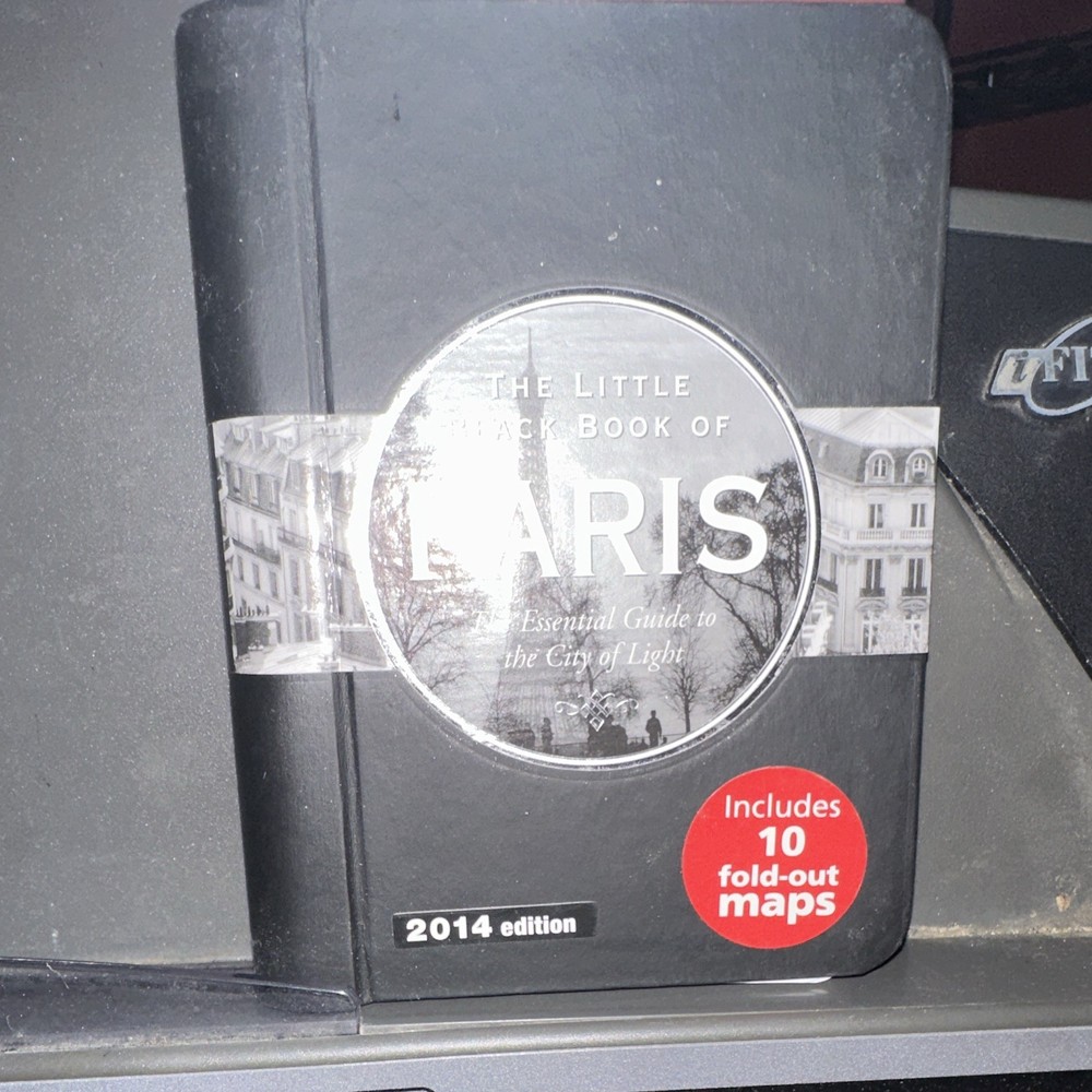 The Little Black Book of Paris Vesna Neskow Spiral Bound 2014 Peter Pauper Press
