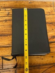 ESV Study Bible Crossway Black Genuine Leather Christian Bible