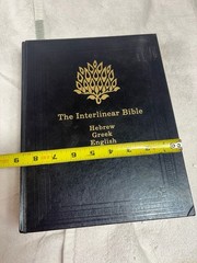The Interlinear Bible Hebrew Greek English Jay P Green 1986 Hardcover Strongs HC