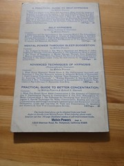 Lot of 2~Hypnotism Revealed and Advanced Techniques of Hypnosis by Melvin Powers
