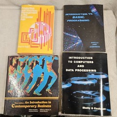 Vintage Computer & Business Books 70s 80s Programming Data Processing Managment