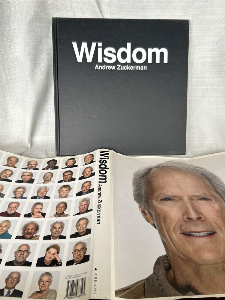 photography book WISDOM photos by ANDREW ZUCKERMAN Heavy 5 Lbs bonus cd 2008