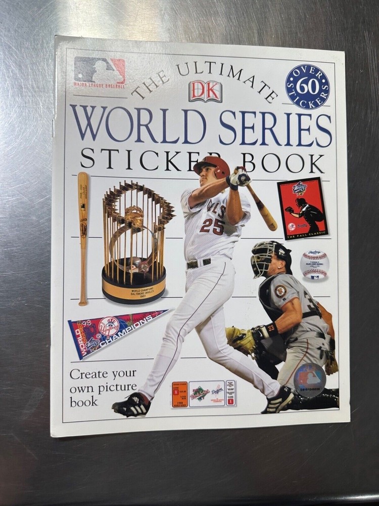 DK Ultimate World Series Sticker Book MLB Baseball 60+ Stickers New