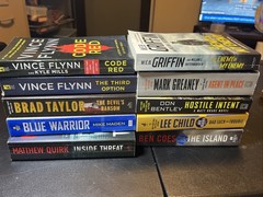 MYSTERY, SUSPENSE, THRILLER lot Of 10 Paperbacks Child, Bentley, Greaney, More+