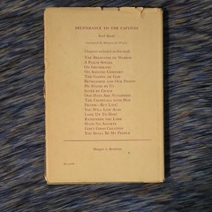 karl barth deliverance to the captives hc sermons & prayers harper 1961 1st ins