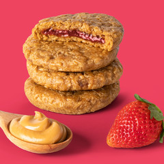 Bobo’S Pb&Js, Peanut Butter Oat Crust with Strawberry Filling, 5 Pack of 2.1Oz O