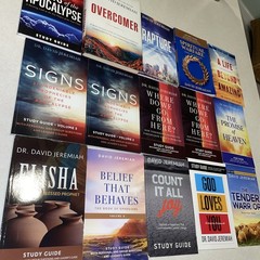 Dr. David Jeremiah Paperback Study Guide Book Lot Of 15 Christian Study Books