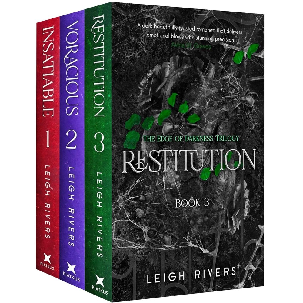 The Edge of Darkness Trilogy Complete 3 Books Collection Set by Leigh Rivers