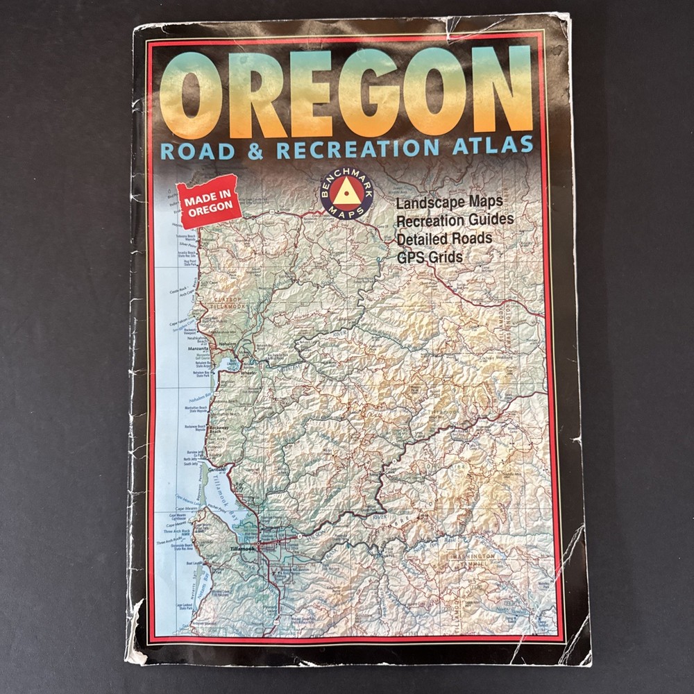 Oregon Road and Recreation by Benchmark Maps Staff (2006, Map, Other)