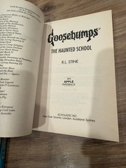Goosebumps The Haunted School R.L. Stine 1997 First Scholastic Printing Horror