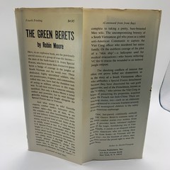 SIGNED THE GREEN BERETS-U.S. Army Special Forces-ROBIN MOORE 1965 1st/4th HC/DJ