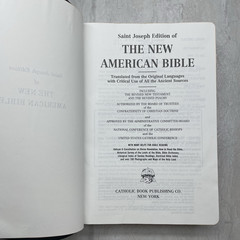 New American Bible Saint Joseph Edition 611/10B – Catholic