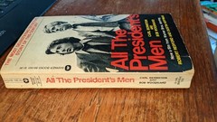 All The President’s Men Carl Bernstein & Bob Woodward Pbk 1976, 1st Ed 2nd Print