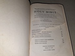 New Scofield Reference Bible – Oxford Black Morocco Leather 1967 Acceptable KJV
