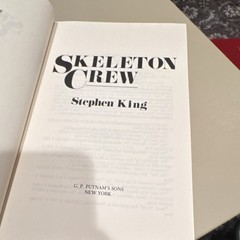 Stephen King Skeleton Crew Limited Edition HC Putnam’s 1990’s Horror Shorts