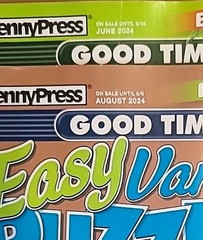 Lot of 7-5 PP GOOD TIME Easy/Fun VARIETY PUZZLES +2 Family Variety Puzzles/Games