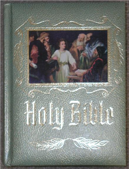 CATHOLIC BIBLE New American NAB FAMILY HEIRLOOM Illus Leatherbound Gift Quality