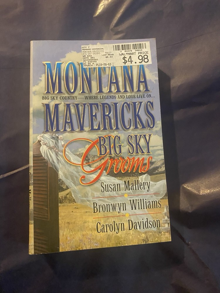 Montana Mavericks: Big Sky Grooms Paperback ~ New, unread copy, Vintage