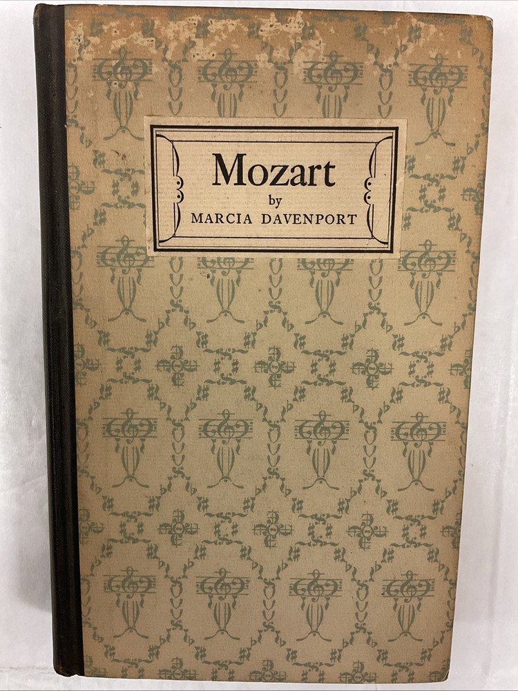 Mozart by Marcia Davenport (1932, Charles Scribner’s Sons, H/C)