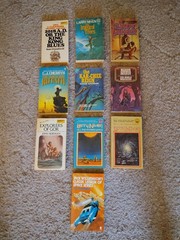 Vintage Sci-Fi Fantasy Large Paperback Book Lot Of 55 Daw,Ace,Ballantine Pyramid