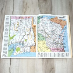 Texas ROAD ATLAS & Travel Guide Rand McNally United States Canada Mexico PB 1973