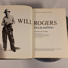 VTG 1st Ed. HB: Will Rogers: The Man and His Times by Richard M.Ketchum 1973