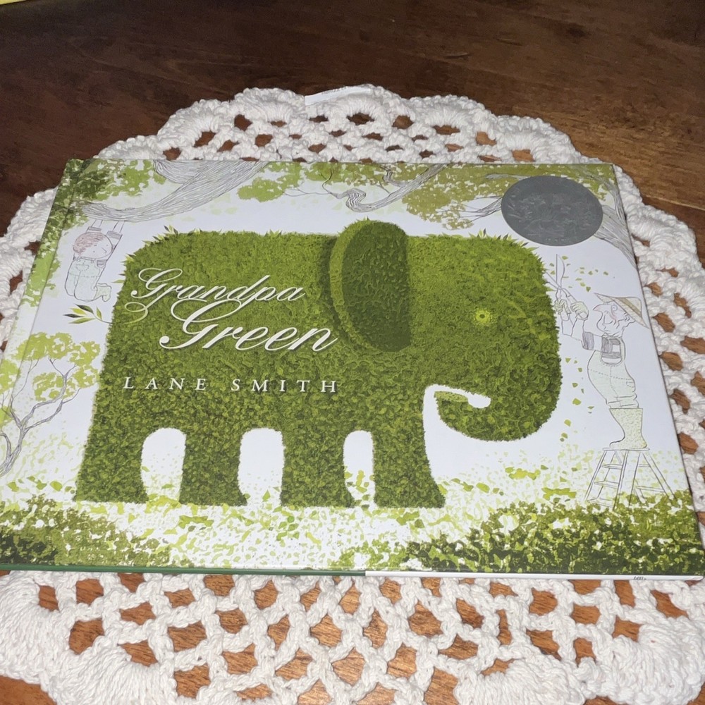 Lane Smith Grandpa Green Hardcover Illustrated Picture Book Ages 4-8