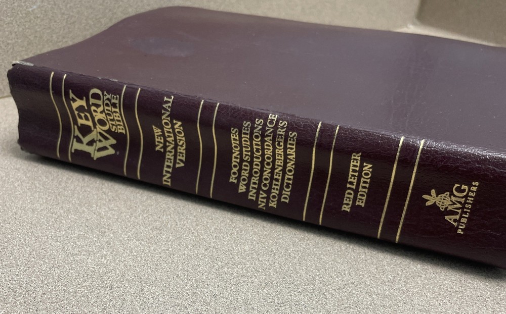 Hebrew-Greek Key Word Study Bible NIV (1984) bonded leather 1996 *USA print