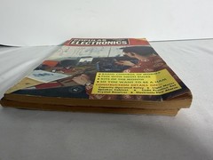 Vtg Popular Electronics Magazine October 1954 1st Issue. Feb 1955 Poor Condition